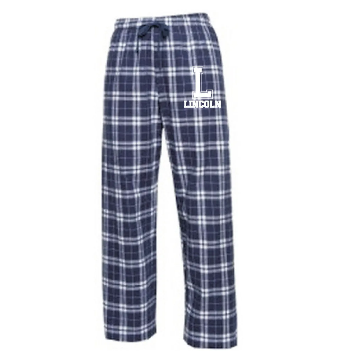 1/1A FLANNEL PANTS / NAVY & WHITE PLAID