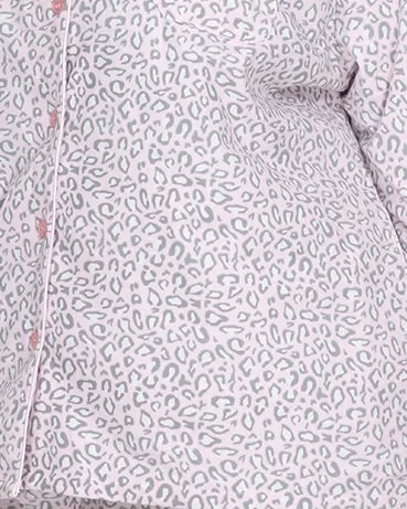 3 Piece Pajama Set | Pink Cheetah