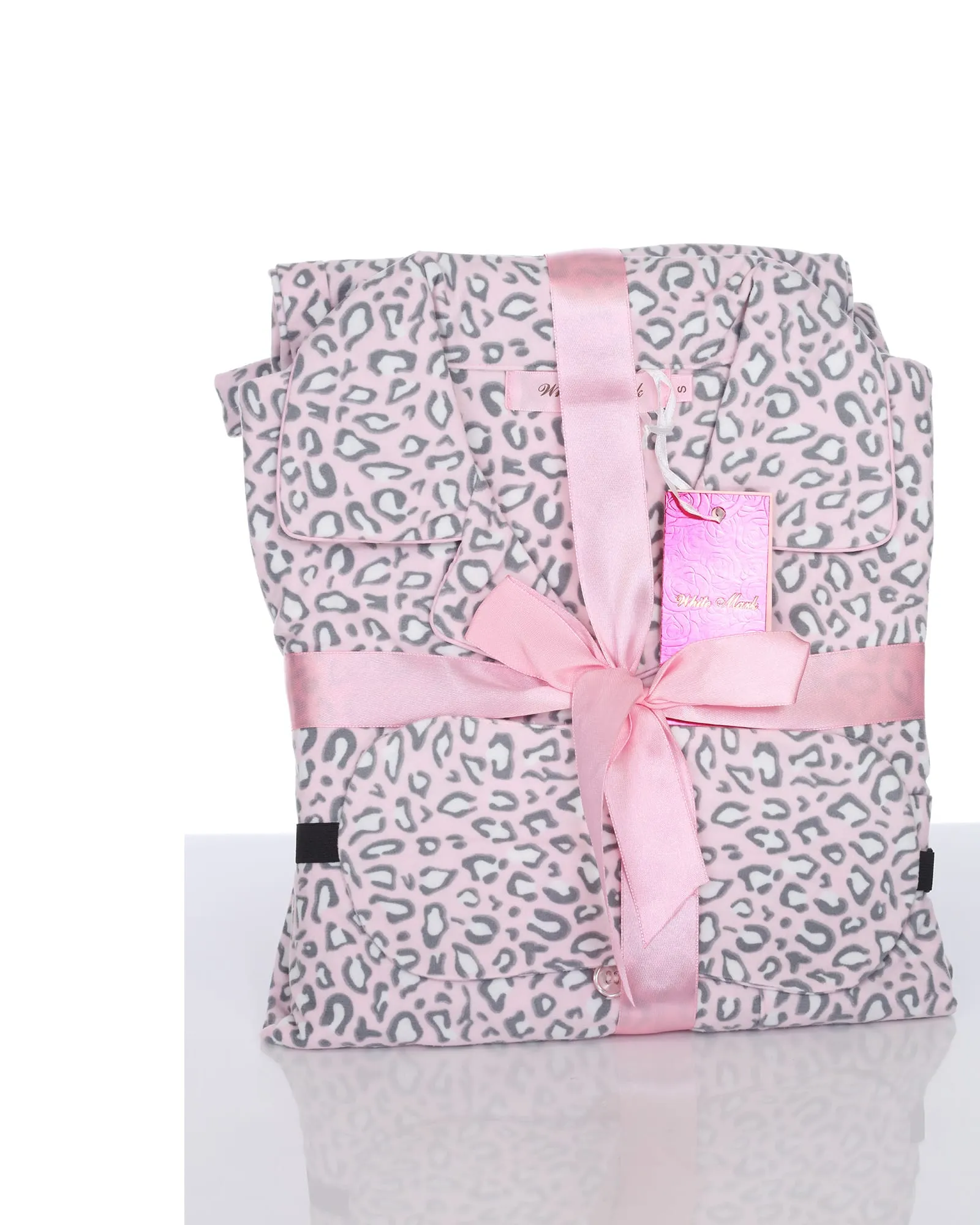 3 Piece Pajama Set | Pink Cheetah
