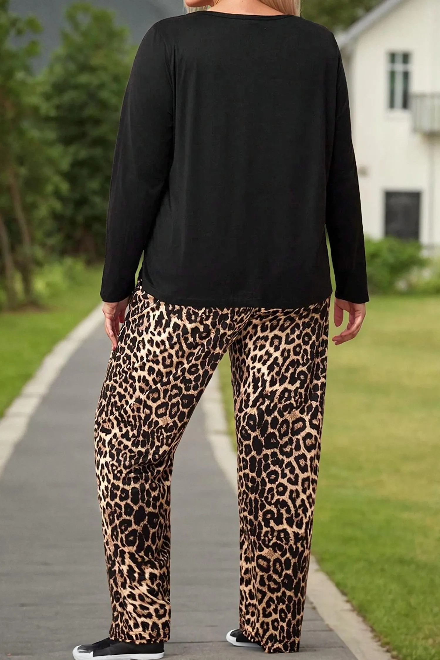 66Disco - Leopard Top and Pants Set