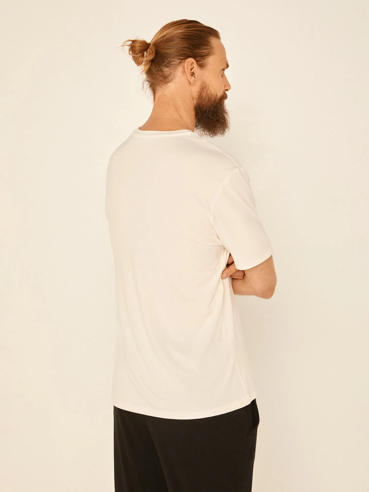 Bamboo Men's T-Shirt - Cream