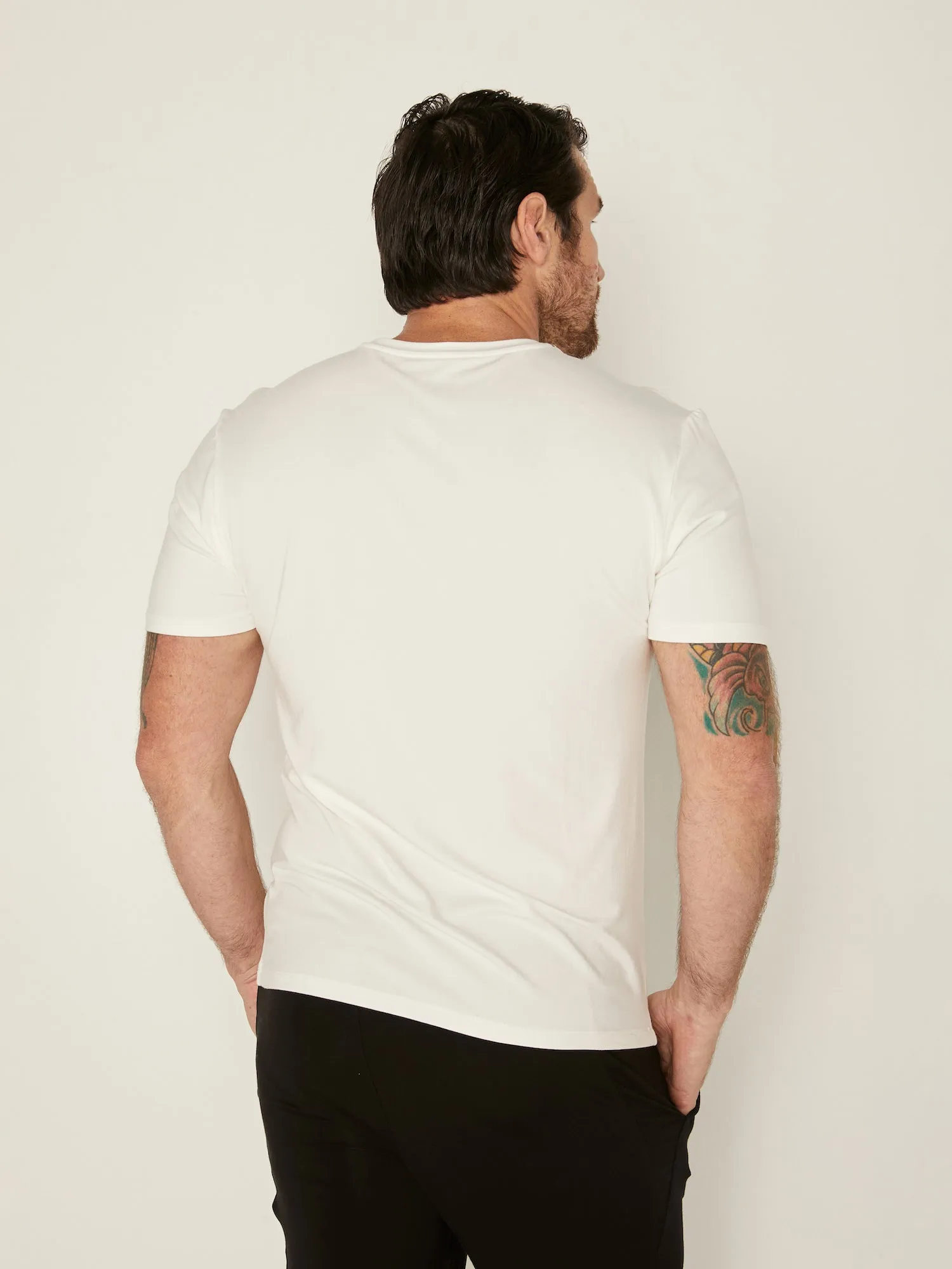 Bamboo Men's T-Shirt - Cream