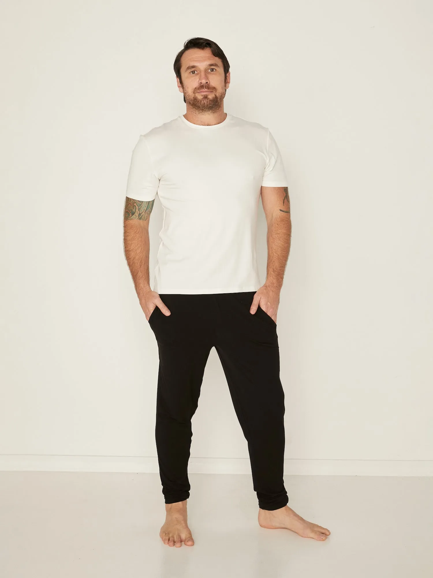 Bamboo Men's T-Shirt - Cream