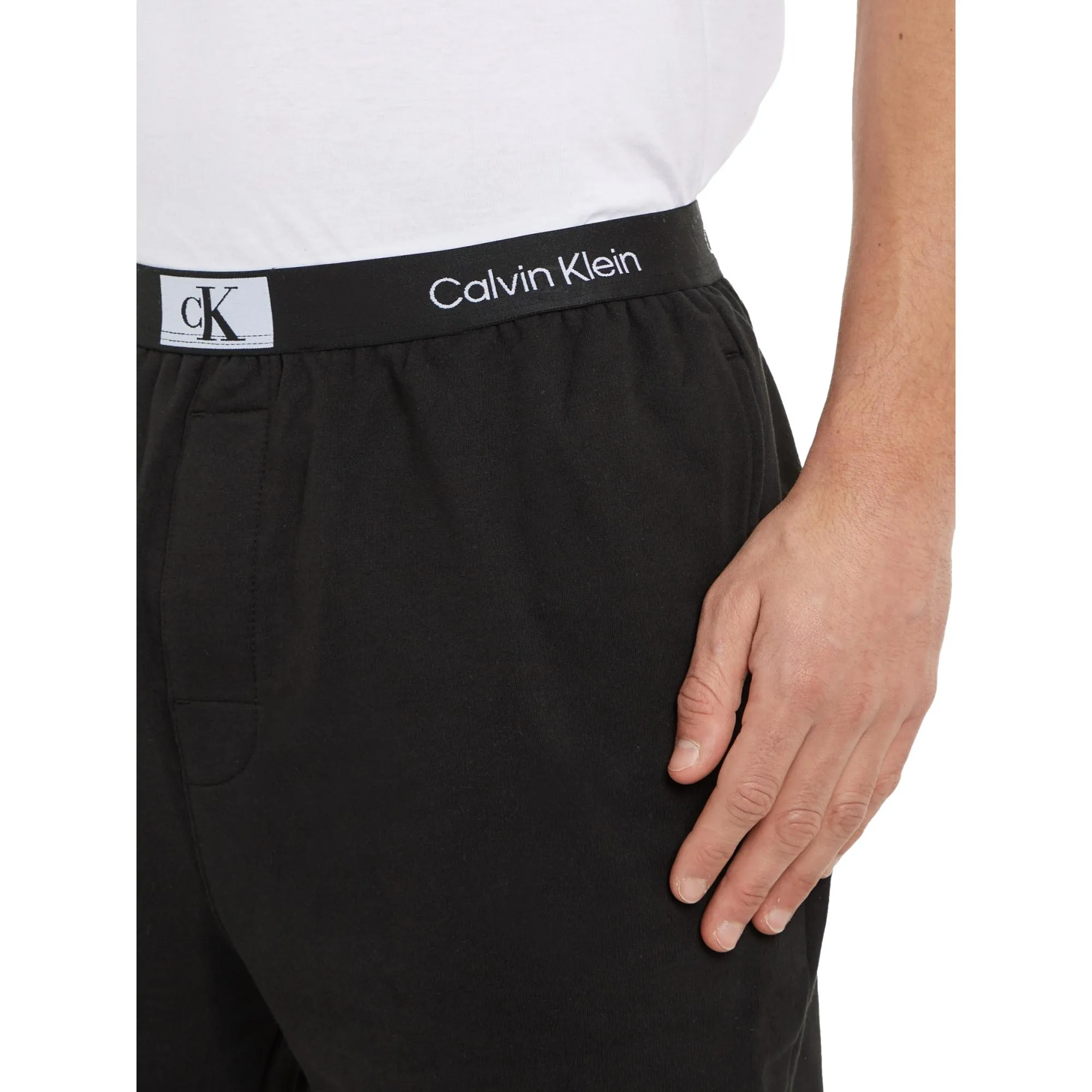 Calvin Klein CK 96 Terry Lounge Sleep Short - Black