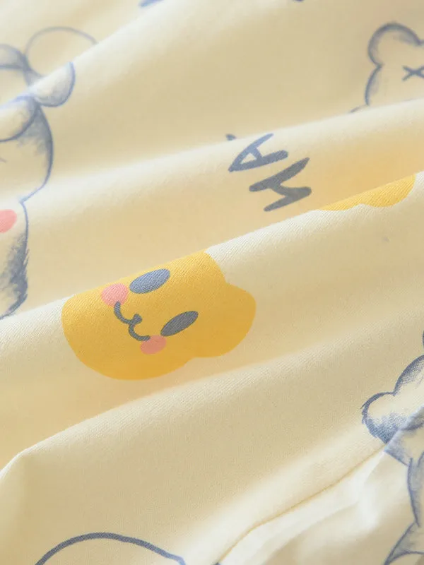 Cartoon Print Loungewear Pants