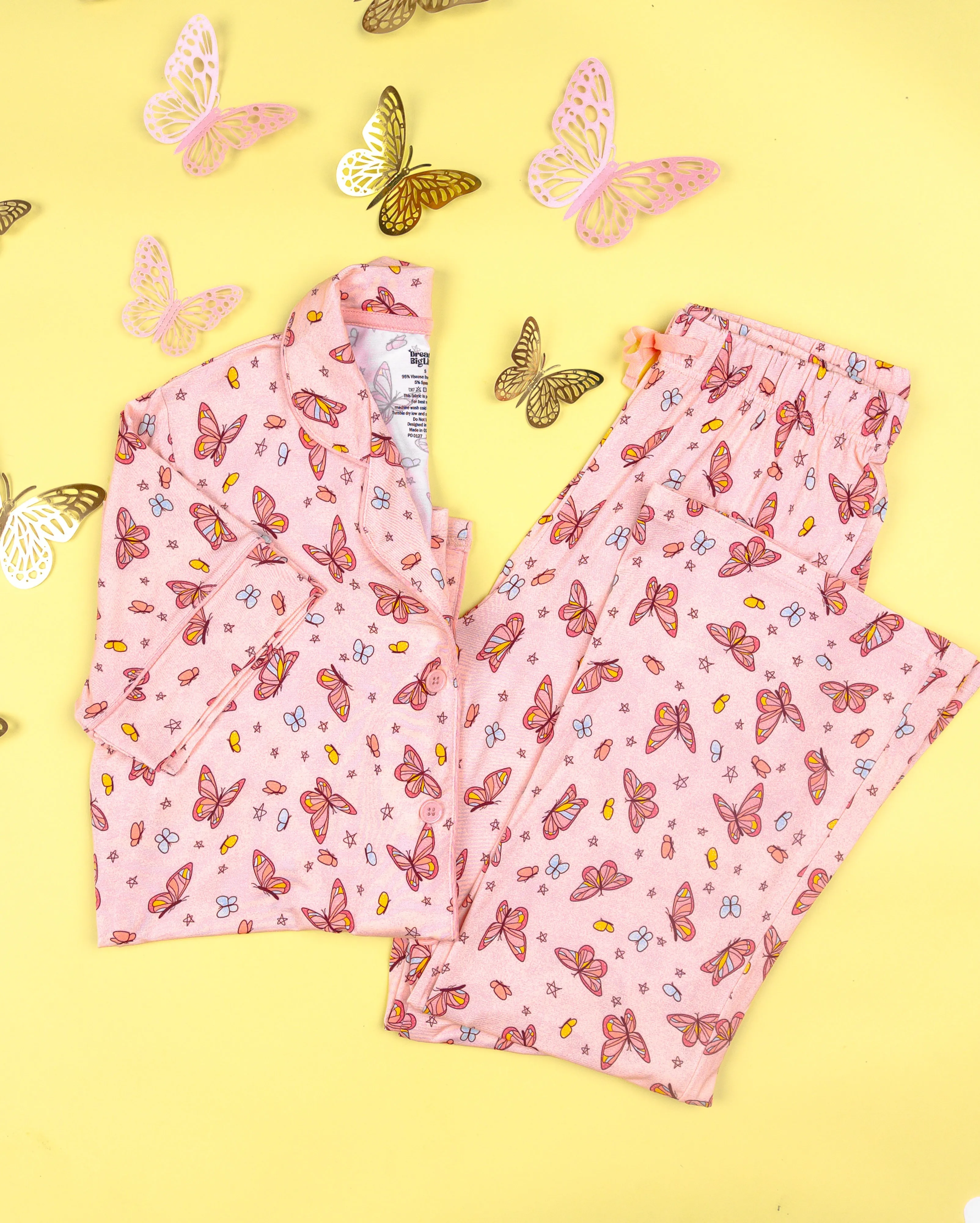 CHASING BUTTERFLIES WOMEN'S RELAXED FLARE DREAM SET