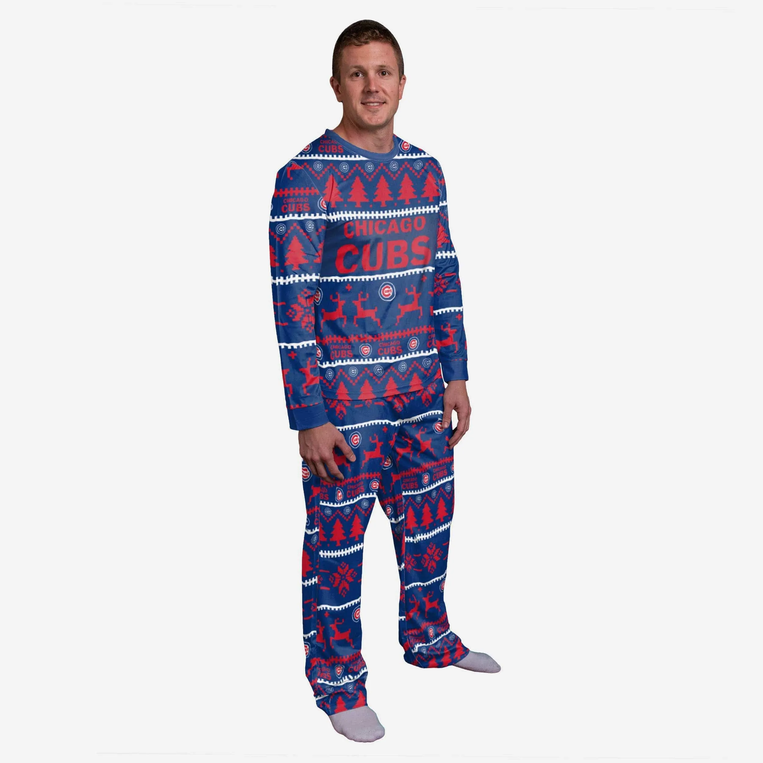 Chicago Cubs Family Holiday Pajamas