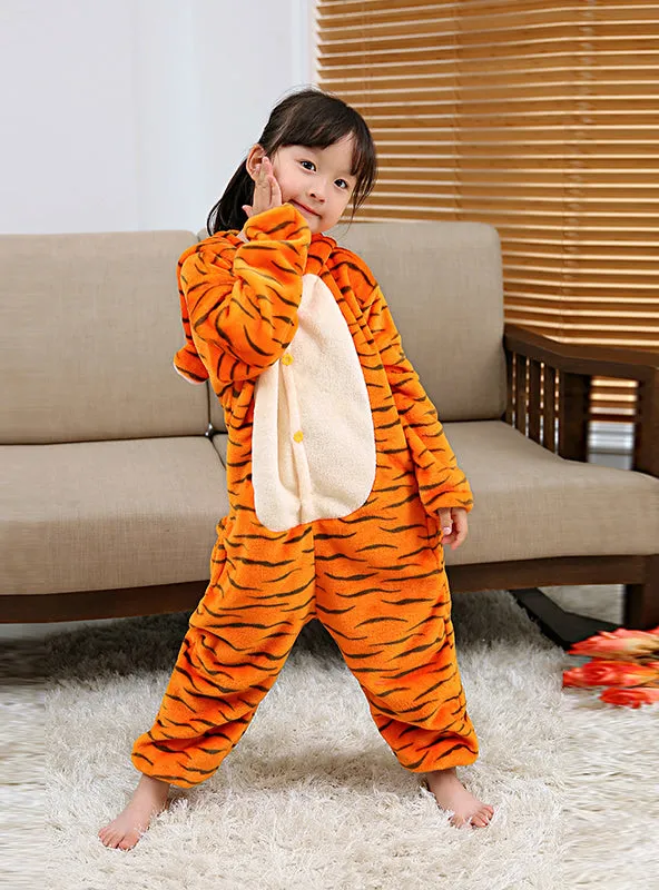 Christmas Pajamas Kids Boys Girls Pijama Tiger