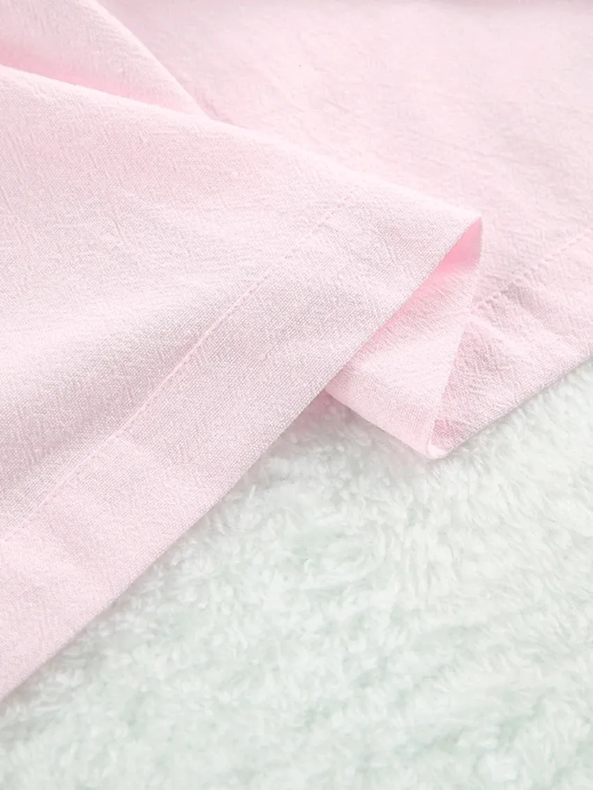 Cotton Pajama 2 Piece Set for Home Lounging