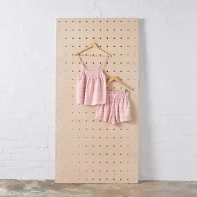 Cotton Sets in Peach Tartan