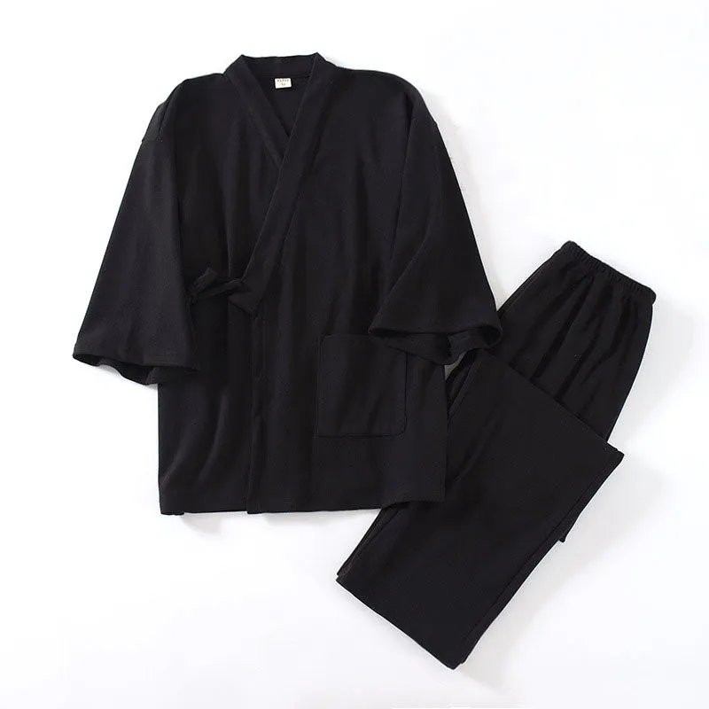 Flannel Classic Japanese Pajamas Set