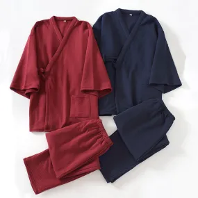 Flannel Classic Japanese Pajamas Set