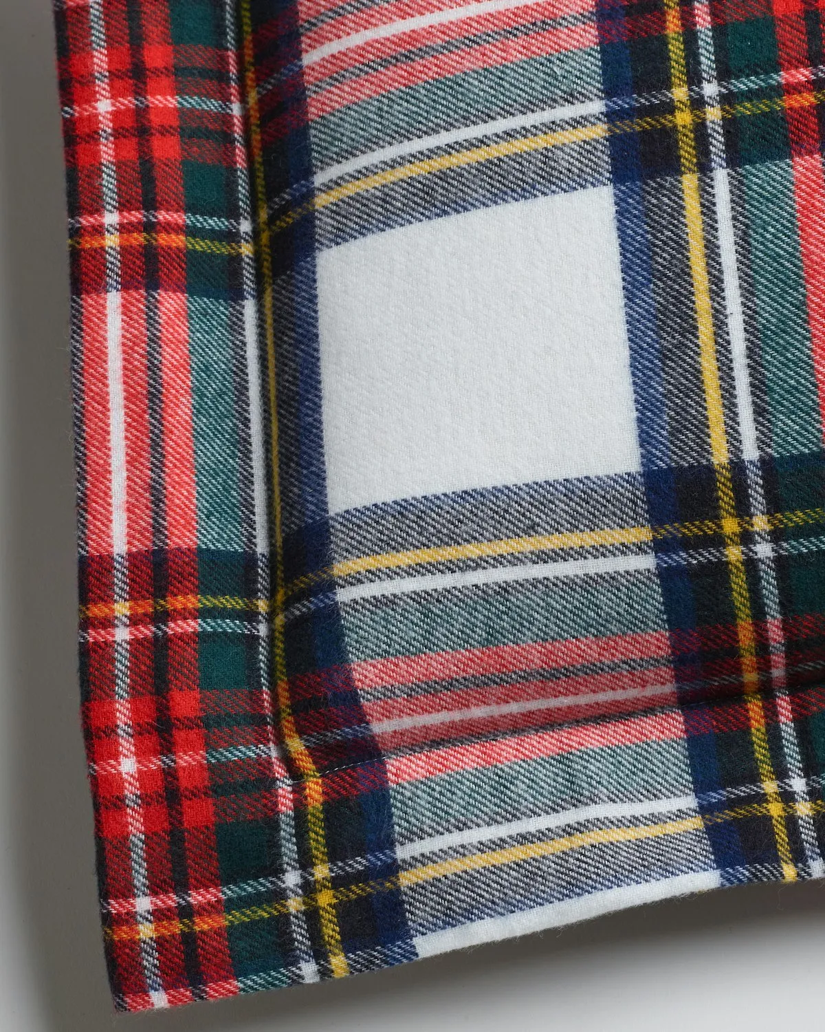 Flannel Decorative Pillow in Balmoral Tartan