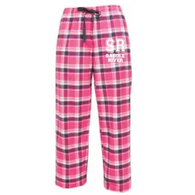FLANNEL PANTS - PINK and NAVY PLAID