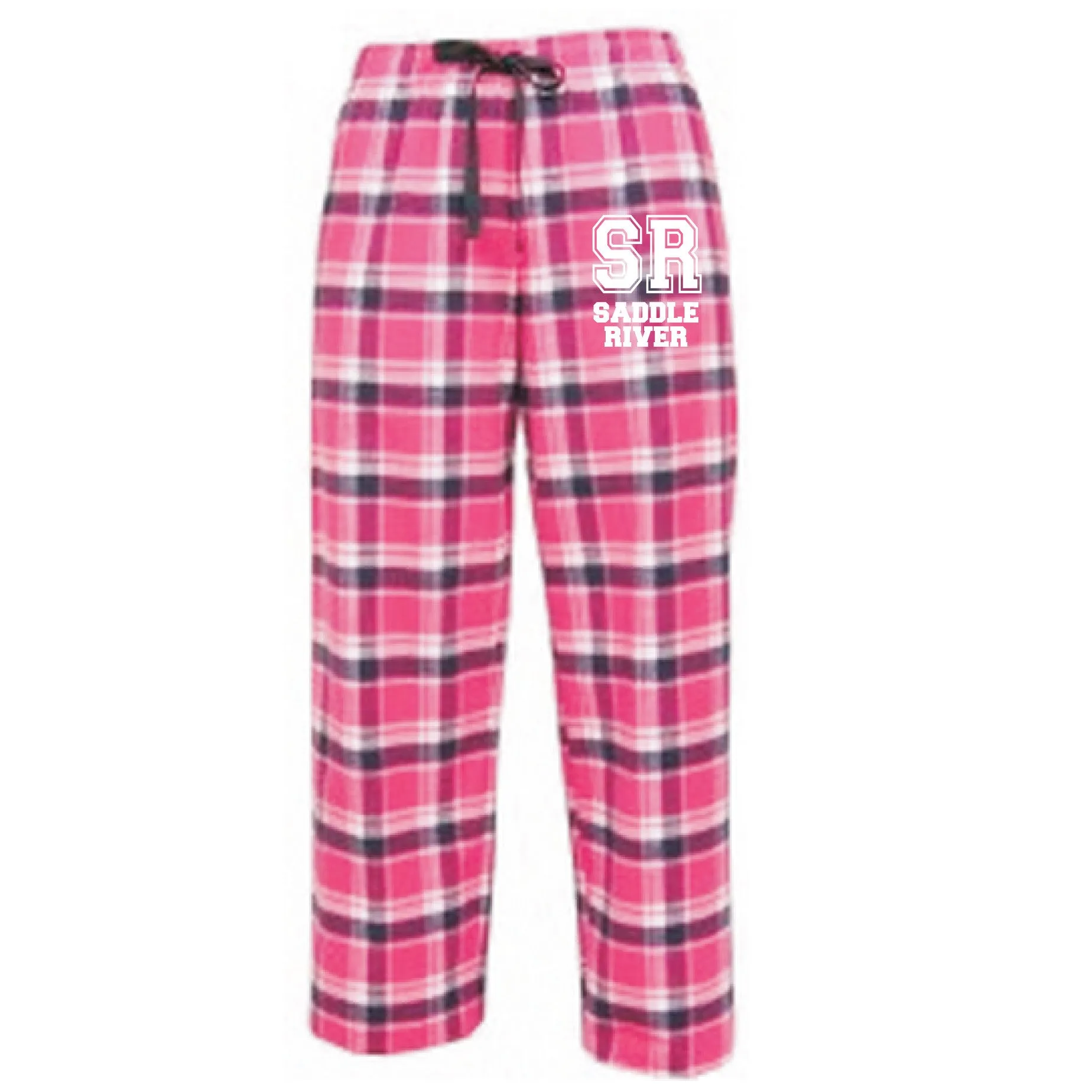 FLANNEL PANTS - PINK and NAVY PLAID