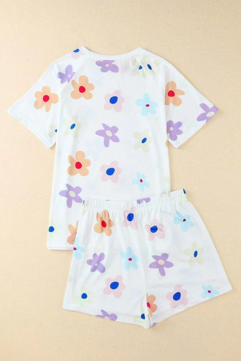 Flower Breeze Loungewear Short Set