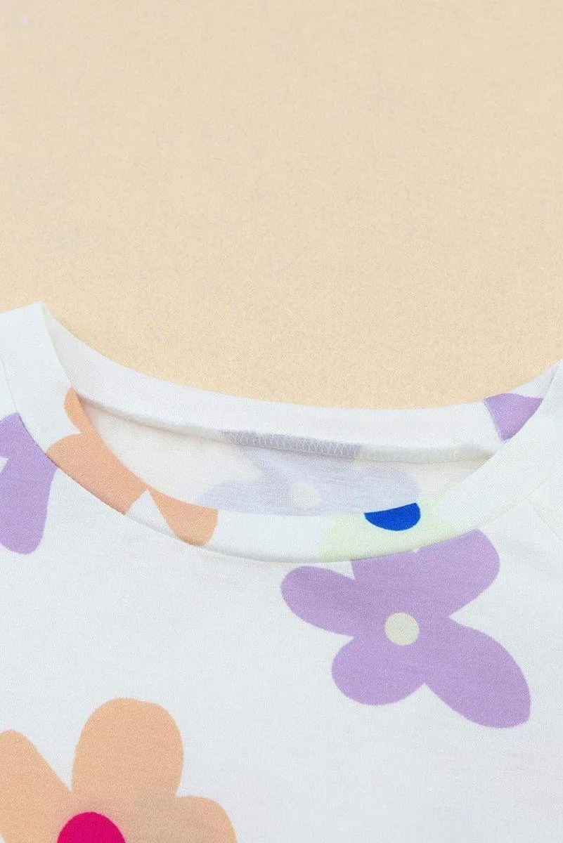 Flower Breeze Loungewear Short Set