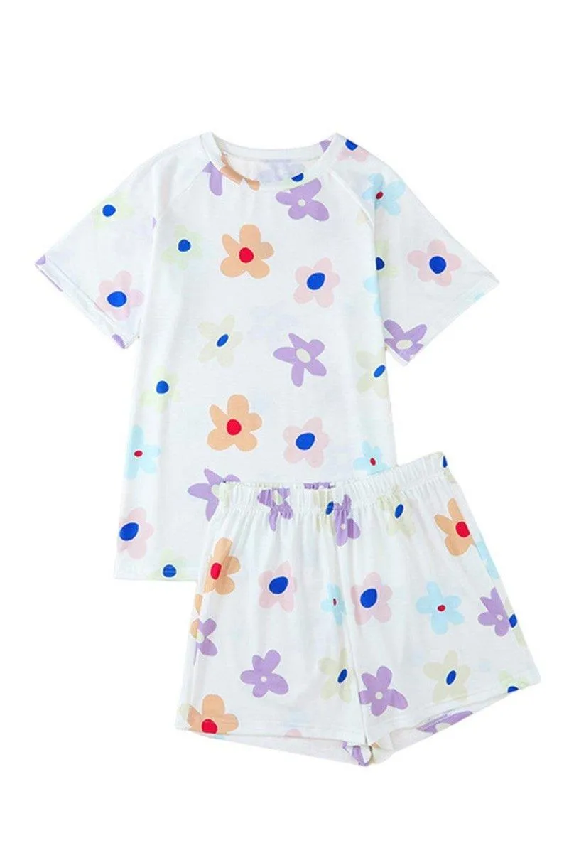 Flower Breeze Loungewear Short Set