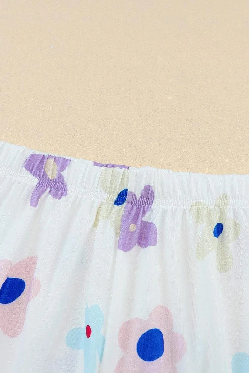 Flower Breeze Loungewear Short Set
