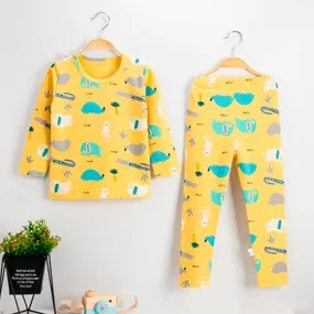 Green Elephants 2 piece pajama set
