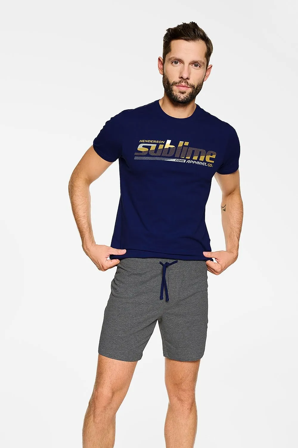Henderson short-sleeved shirt men's pajamas