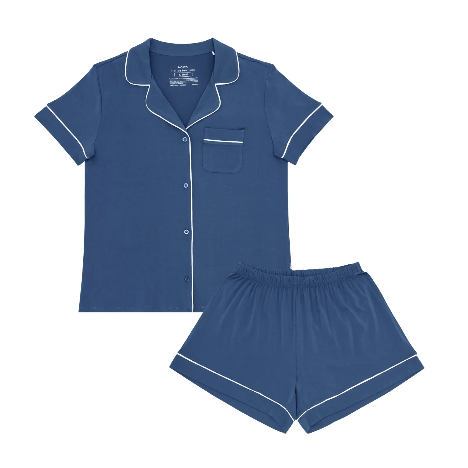 Indigo Women's Short Sleeve & Shorts Pajama Set