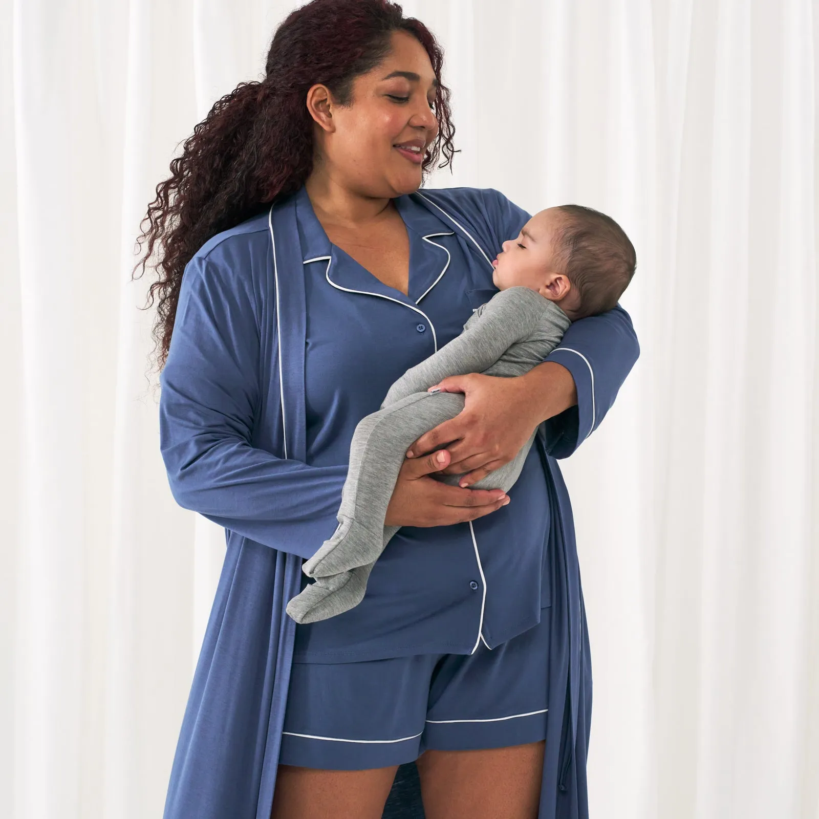 Indigo Women's Short Sleeve & Shorts Pajama Set