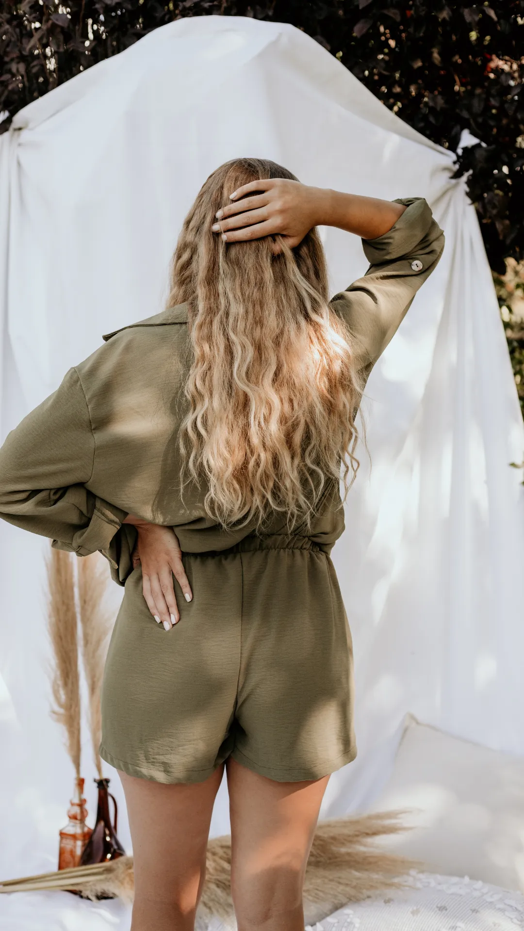 Khaki Green Loungewear Set