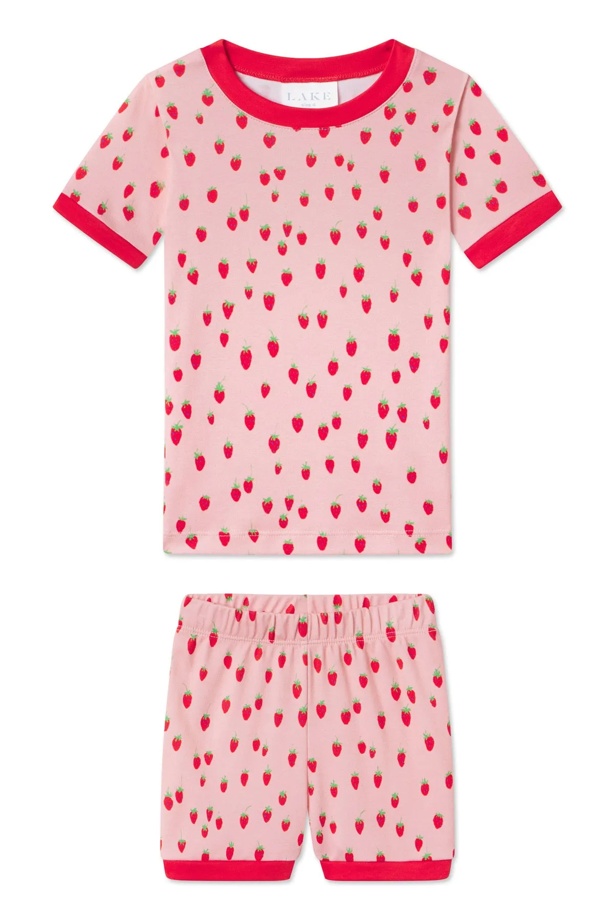 Kids Shorts Set in Strawberry Patch