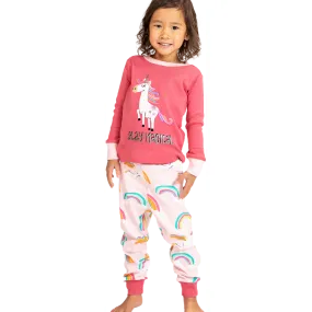Lazy One Magical Unicorn Long Sleeve Pj Set
