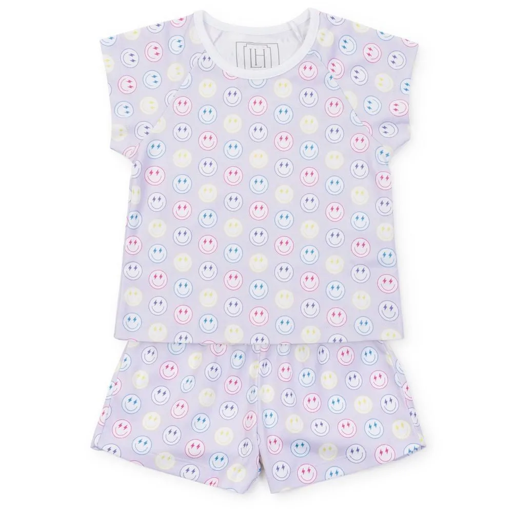 Lila & Hayes Girls Emery Short Pajamas Set - Preppy Smiles