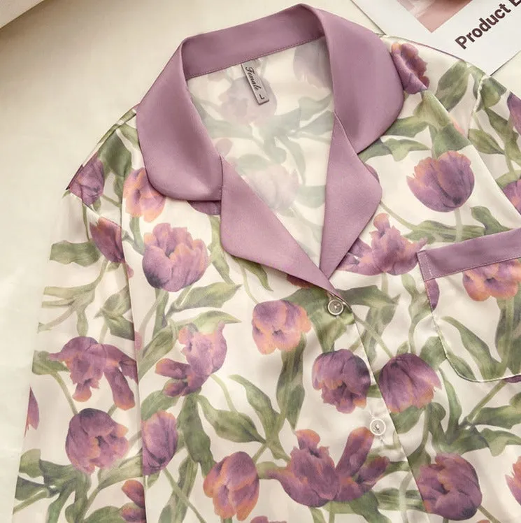 Mauve Tulip Pajamas