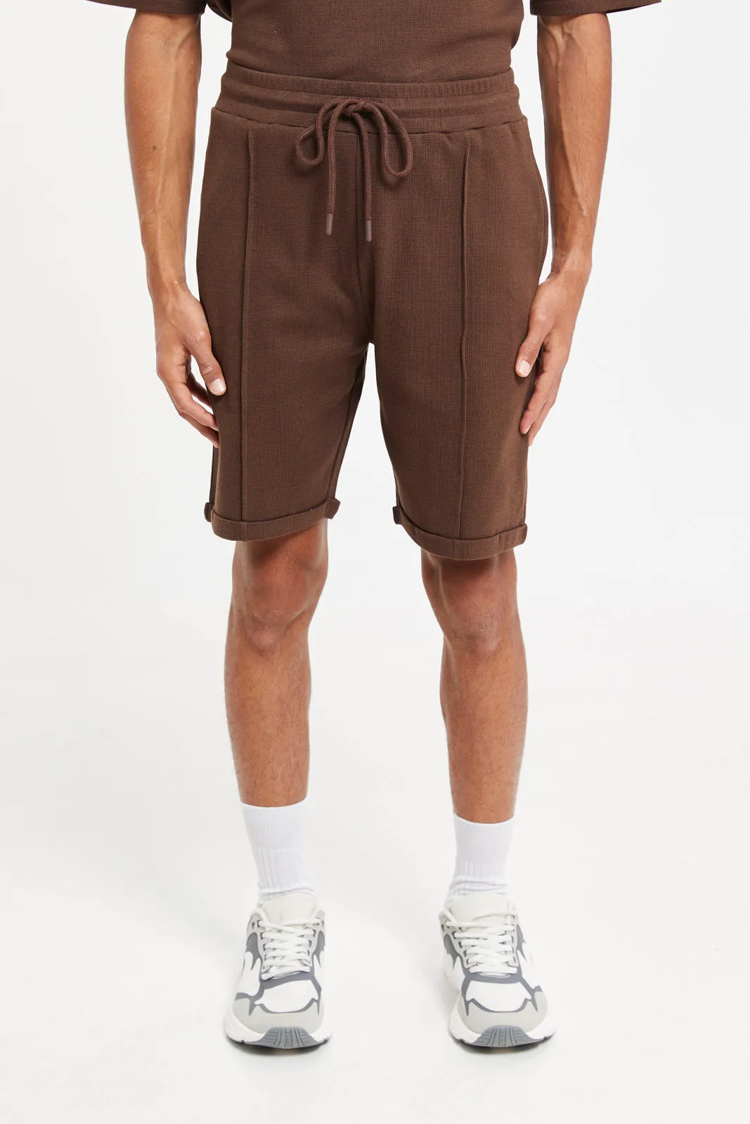 Men Brown Lounge Shorts