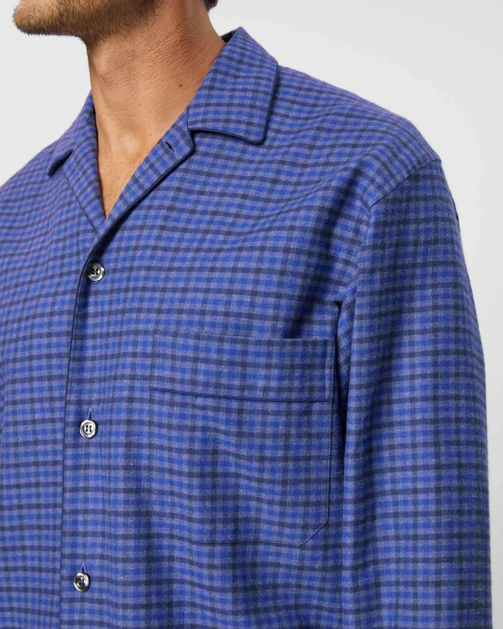 Men's Brushed Cotton Pajamas - Winsford Check