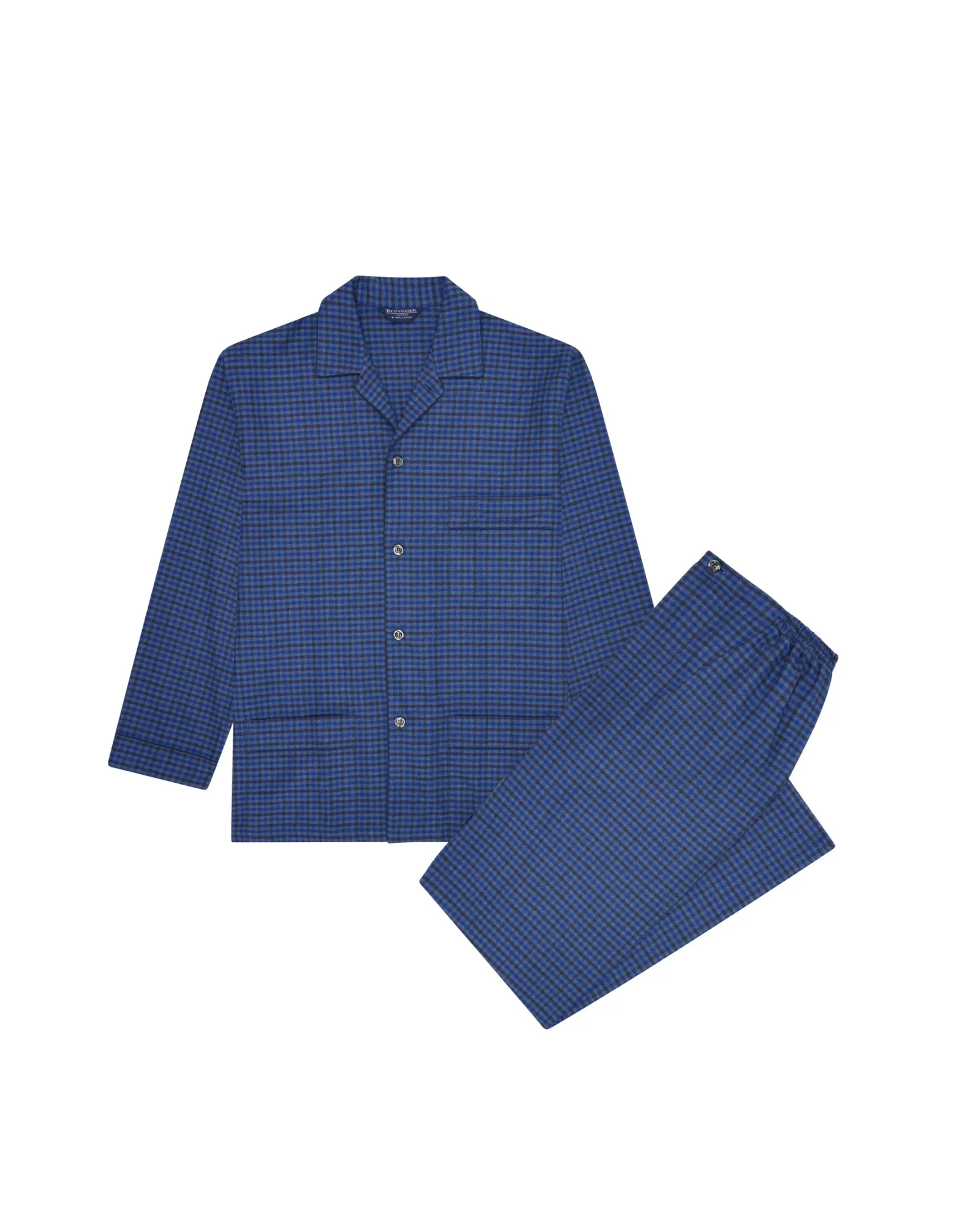 Men's Brushed Cotton Pajamas - Winsford Check