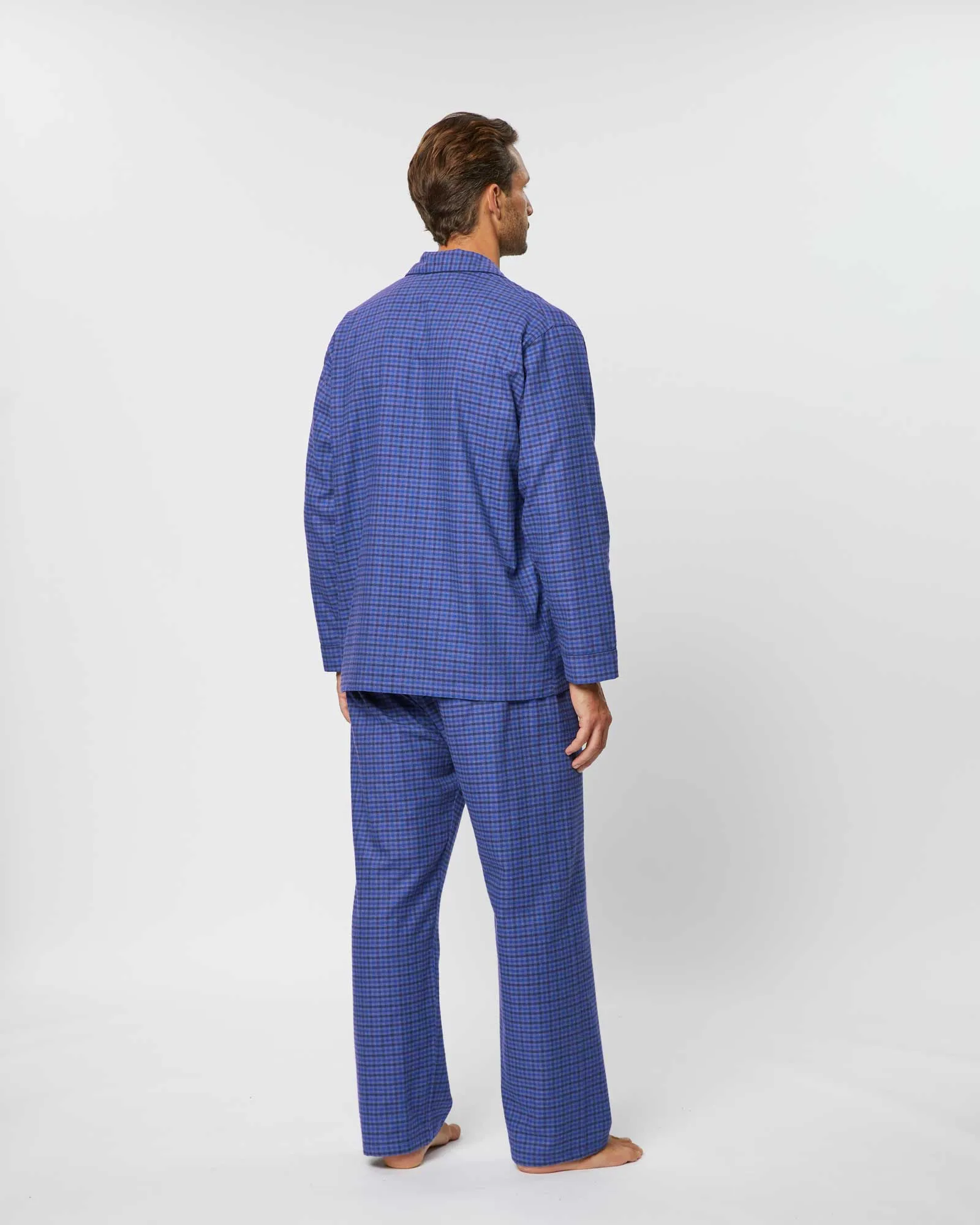 Men's Brushed Cotton Pajamas - Winsford Check