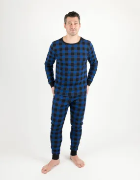 Men's Plaid Cotton Pajamas