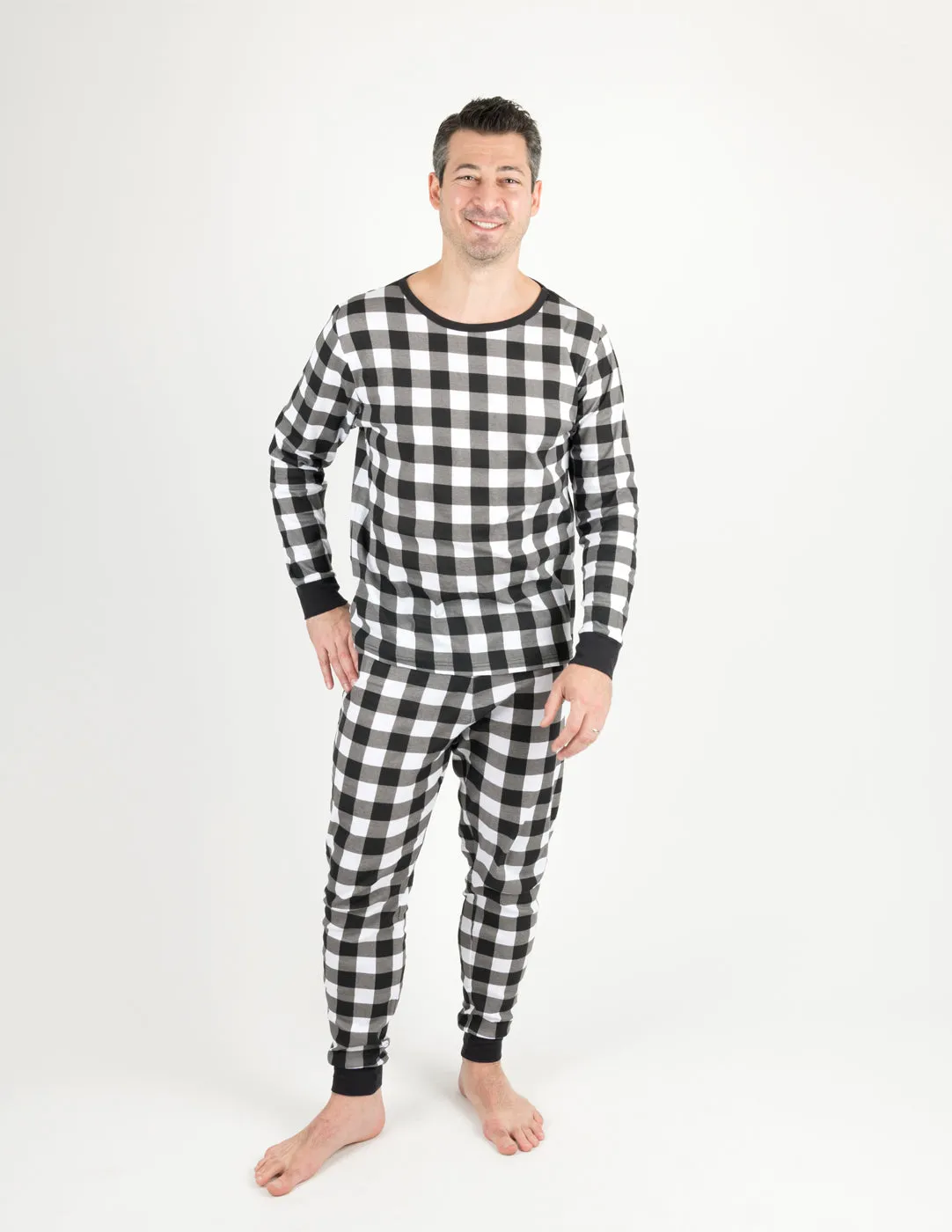 Men's Plaid Cotton Pajamas
