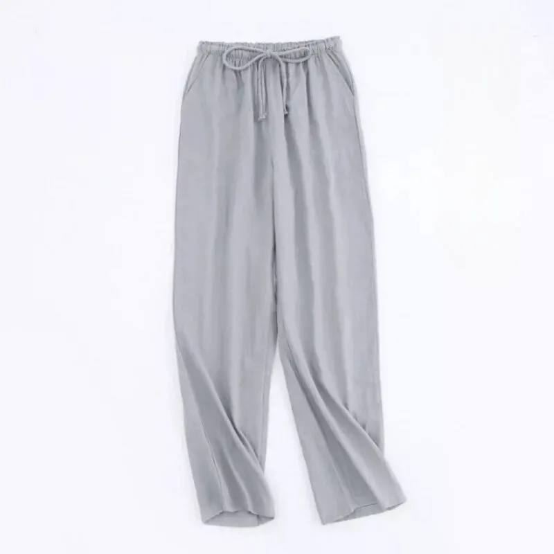 Men's Plain Home Trousers
