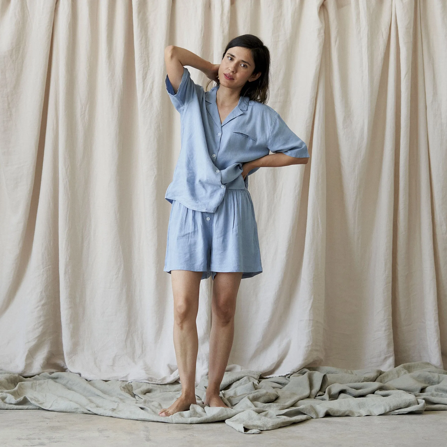 Mila Short Sleeve - Azul, XS