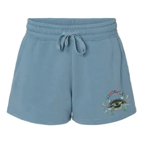 Misty Shore Shorts - Blue Crab