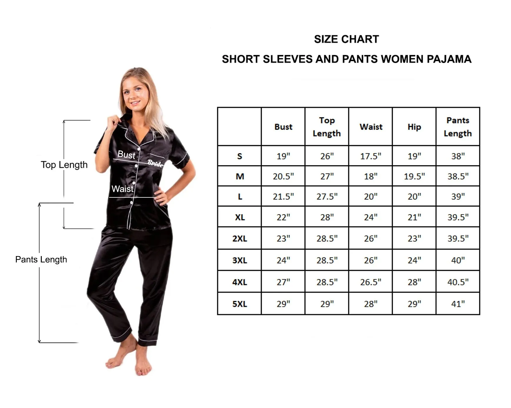 Mr and Mrs Custom Matching Satin Pjs for Couple