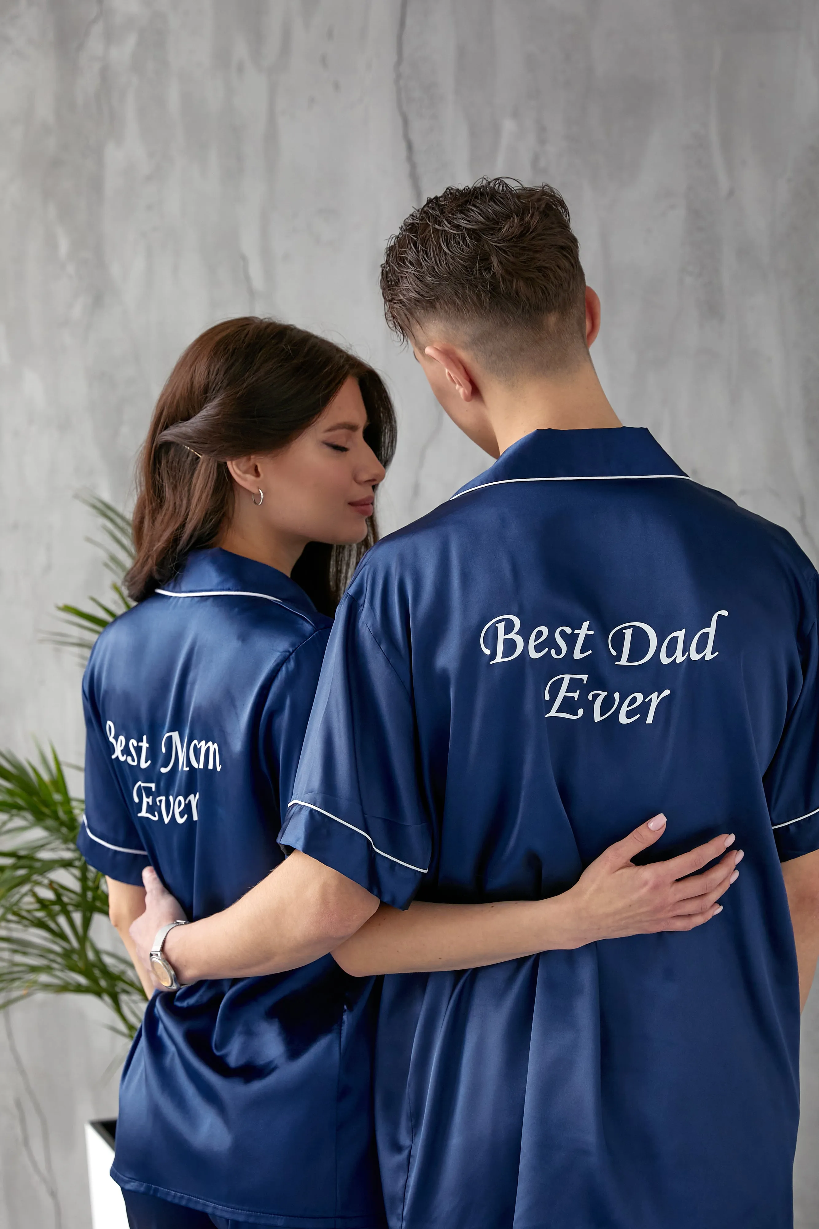 Mr and Mrs Custom Matching Satin Pjs for Couple