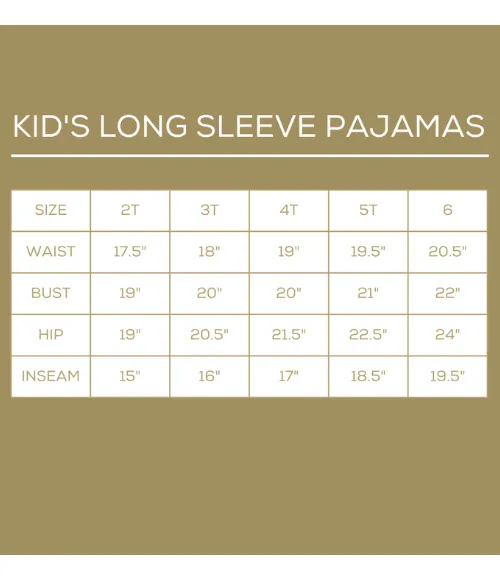 Noelle Tree Long Sleeve Kids Pajamas