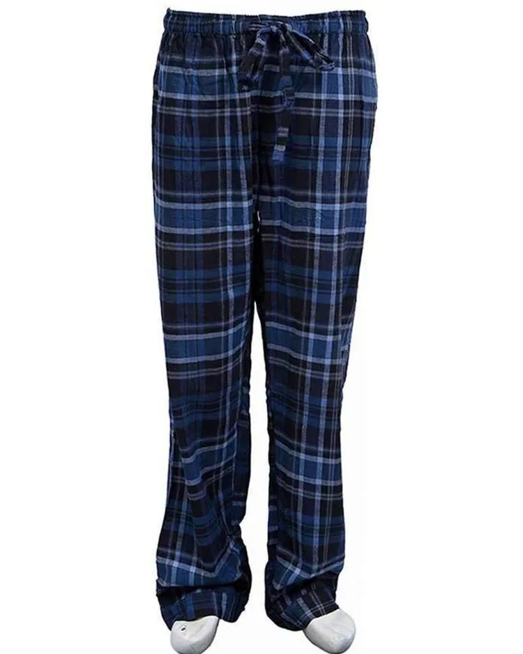 Pack of 2 - Men's Cotton Check Pajama - Cotton Yarn Dyed Flannel Men's Pajama MF-02