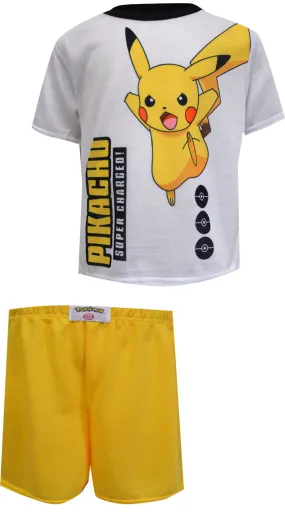 Pokemon Pikachu Super Charged Summer Pajamas