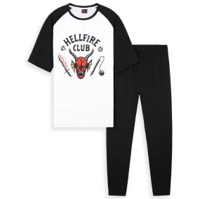 Stranger Things Mens Pyjamas Set - T-Shirt & Long Bottoms Nightwear