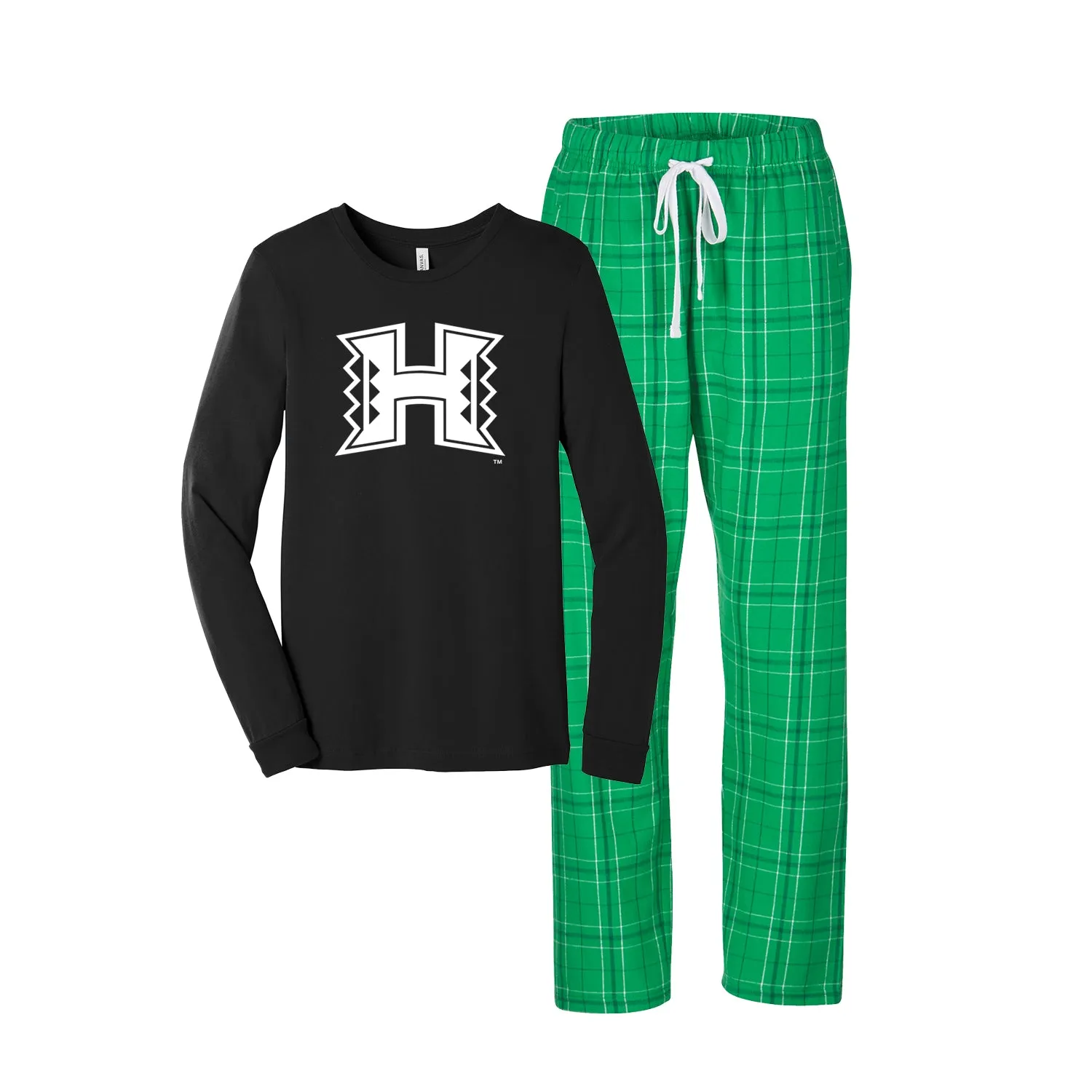 University of Hawaii Flannel Pajama Set - Unisex