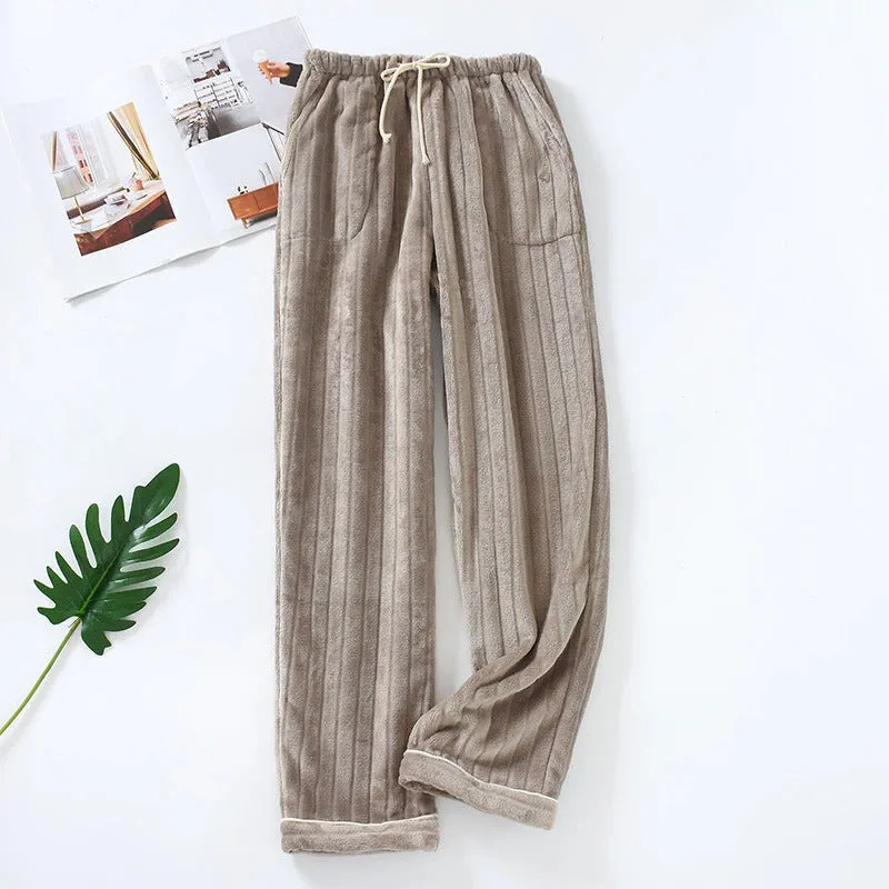 Velvet Thickened Flannel Pants