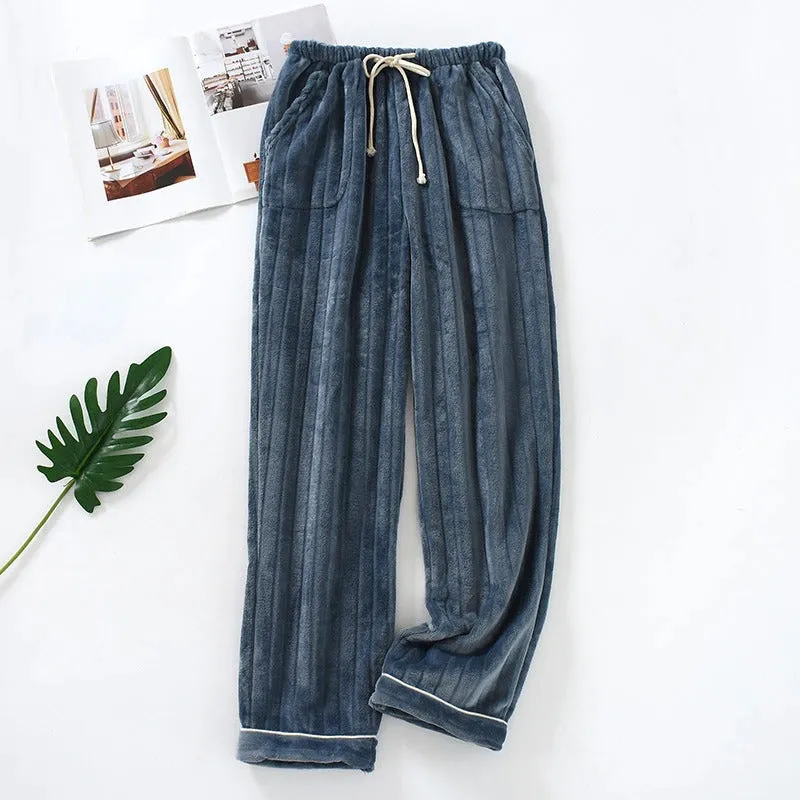 Velvet Thickened Flannel Pants